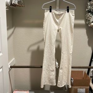 Free People Penny Flare Pull on; cream; size 28